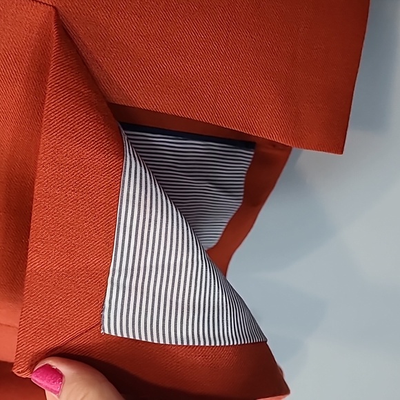 J. Crew Schoolboy Blazer in Burnt Orange Size 8 Comfy Luxury Preppy Academia - Picture 5 of 10